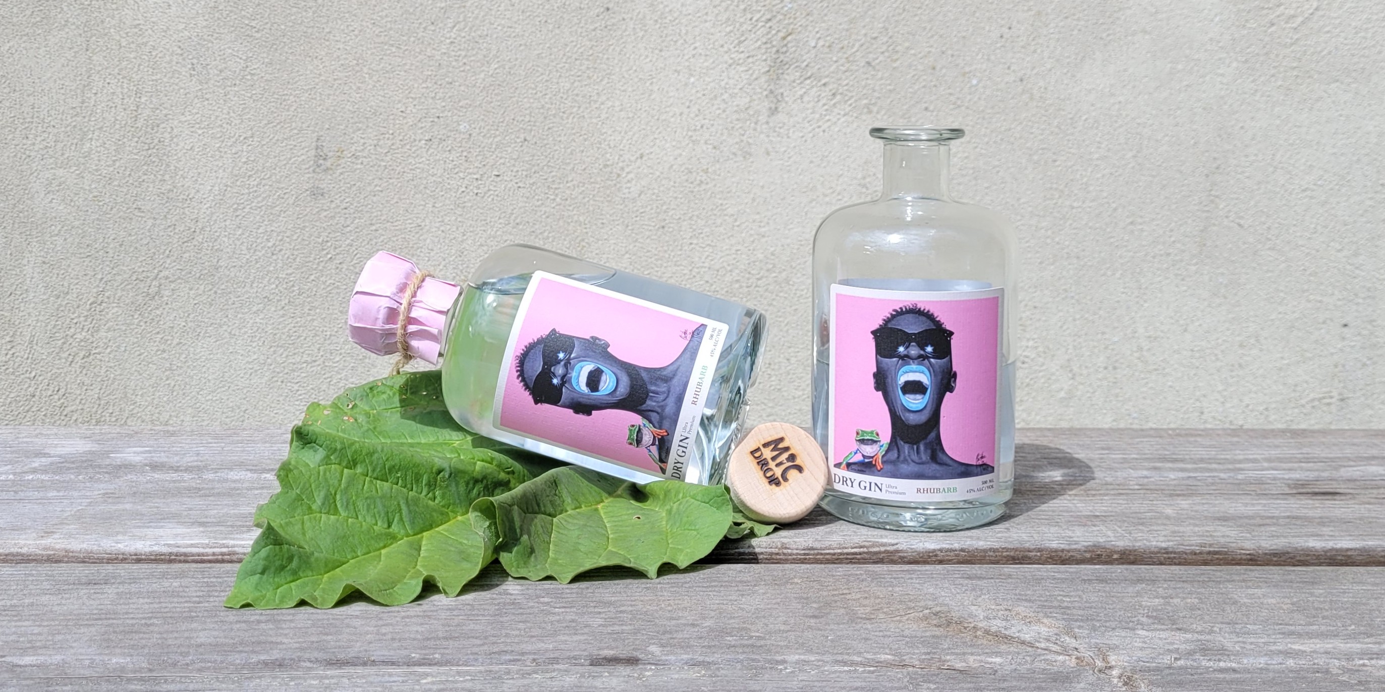 MIC DROP Sweden Rhubarb Dry Gin