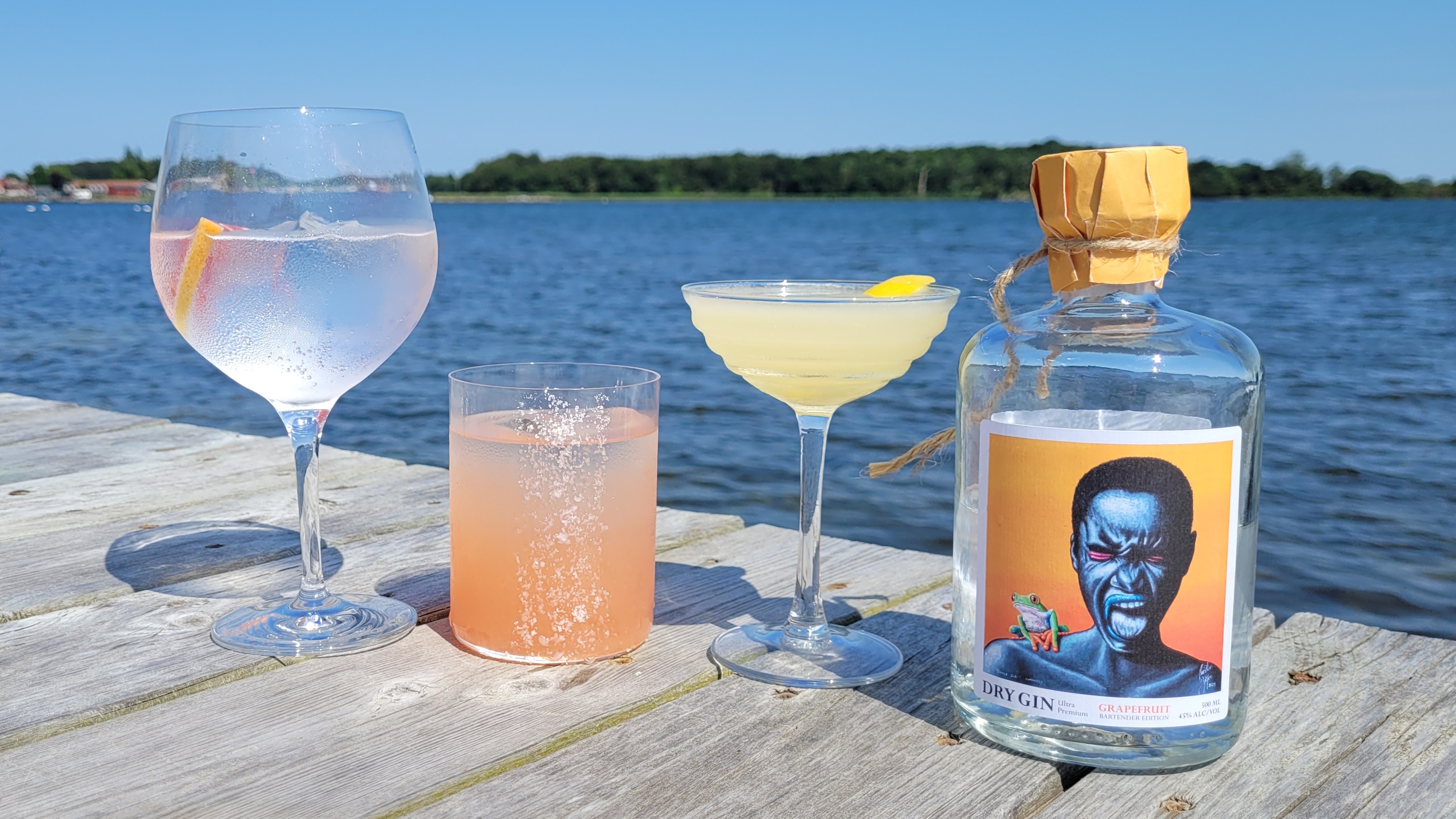 Mic Drop Grapefruit Ultra Premium Dry Gin